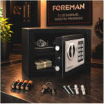FOREMAN Caja de Seguridad con Teclado Digital y Llave por $279 en Amazon