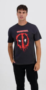 Camiseta Deadpool Camiseta Hombre Marvel Gris por 7.99€