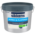Sikkens muurverf binnen mat RAL 9010 10 liter voor €75,99 bij de Gamma