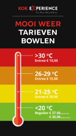 Bowlen voor €10 in Lelystad (bij >30 graden)