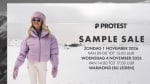 Gratis toegang voor de Sample Sale van Protest Sportswear in Warmond 1 & 4 november
