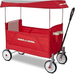 Radio Flyer EZ con toldo Vagón Plegable, Rojo, Carrito Plegable por 20.47€