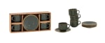 Coffret tasses et soucoupes Serena - céramique à 9,95€