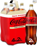 Coca-Cola Zero Zero Cafeína Pack 4x2L por 6,23€