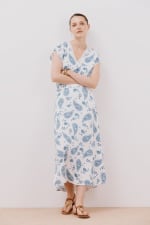 Falda midi evasé estampada Cortefiel por 7.99€