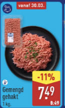 1 kg gemengd gehakt