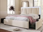 Lit avec rangement 160x200 cm SWEIKO à 204,99€