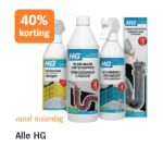 40% korting op alle HG producten bij de AH