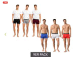 Lot de 9 boxers Le Coq Sportif Basic pour homme à 20,16€
