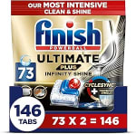 Finish Ultimate Plus Infinity Shine Dishwasher Tablets 146 Pack £17.99