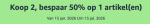 50% korting op phlips Hue bij aankoop van 2 artikelen bij Amazon