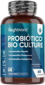 Probióticos y Prebióticos Intestinales 77 Mil Millones de UFC - 20 Cepas Bacterianas