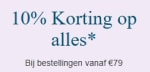 10% Korting op bijna alles bij bestellingen vanaf €79 bij Vivara