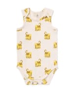 HEMA baby meegroei body dieren gebroken wit voor €2,75 bij HEMA