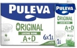 Pack 6 x 1L de Puleva Original - Leche Semidesnatada con Vitaminas A y D por 2.82€