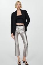 Pantalón flare metalizado por 6.99€