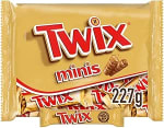 Twix Minis, Barritas de Chocolate con Leche, Galleta y Caramelo 227gr por 2,78€