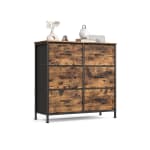Songmics Fabric 6-Drawer Storage Unit – Rustic Brown/Black – £44.99 w/code