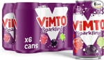 Vimto Fizzy Fruit Juice Drink 6x330ml Cans for £2