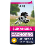 Eukanuba Puppy Razas Medianas 3 kg Alimento seco para cachorros con DHA y Omega 4.99€