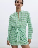 Vestido Lazo cuadros por 3.99€.