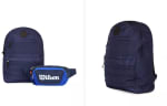 Pack Wilson Mochila Kansas + Banano Vindex azul por $24.990