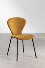 Silla de comedor apilable en terciopelo Uit por 28.95€, Pak 2 por 54,95€ y 4 por 99€