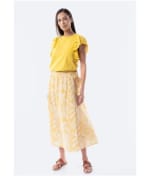 Falda pareo estampada de mujer TEX por 5.99€.