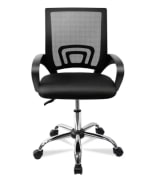 T-LoVendo Silla de Oficina Ergonómica con Ruedas y Soporte Lumbar por 22.38€
