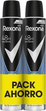 Rexona Desodorante Aerosol Antitranspirante Hombre Cobalt Dry Pack Ahorro 2x 200 ml p