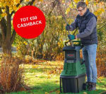 Tot €50 cashback op geselecteerd assortiment Bosch tuingereedschap op snoer