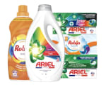 60% korting op alle Ariel en Robijn Wasmiddel bij de Plus