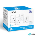 TP-Link Tapo P110 4-Pack Wi-Fi Socket for £24.99