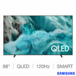 Samsung 98 Inch 4K QLED Smart TV with 5 Year Warranty for £949.98 at Costco