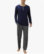Pijama Ekouaer Invierno Manga Larga con Pantalon Hombre por solo 13.99€