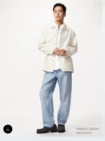 Jean droit large à 29,90€