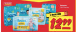 Twee pakken Pampers maat 2 of 3 voor €2 bij Nettorama na cashback