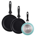 Set de 3 sartenes antiadherentes 16/20/24 cm por 14,19€