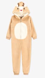 Beige fleece rendier onesie voor €6,90 bij Bel&Bo