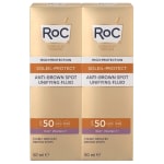 RoC Soleil-Protect Anti-Wrinkle Smoothing Fluid SPF50 Incluye 2 cremas de 50ml a 9.9€