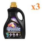 3 x WOOLITE Capi Scuri, Neri e Jeans Detergente Líquido para Ropa Oscura 1,5 L a 5.9€