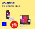 2+1 gratis op Philips Hue bij Bol.