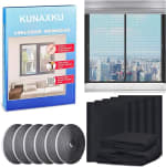 Insectenhor voor ramen, 6 stuks, 130 x 150 cm, voor €3,99 bij Amazon