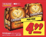 Grimbergen Tripel, Dubbel of Blond (6-pack) voor €4,99 bij Nettorama