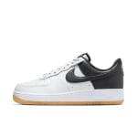 Paniers Air Force 1 Blanc Noir Métallisé Argent à 83,99€
