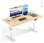 Bureau assis debout électrique HOMAVO à 99,99€