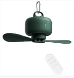 Ventilateur de camping 8000mAh à piles, rechargeable par USB à 42,89€