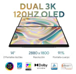 ASUS Zenbook Duo OLED Ultra 7 255H 32GB 1TB por $35,149 en Mercado Libre