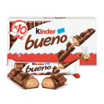 Chocolate Kinder Bueno 10x43g por $160 | Oferta Sam's Club