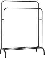 Perchero burro doble de metal con barras para colgar ropa y base inferior por 9.49€